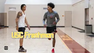 USC Freshman Duo Tre White, Oziyah Sellers Practice