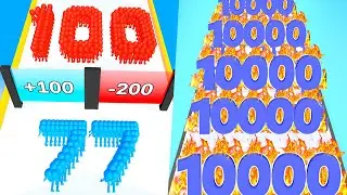 NOOB vs PRO vs HACKER in NUMBER MASTER / NUMBER RUN RACE
