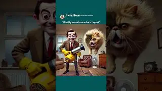 Mr Bean&rsquo;s Scrapper Cat Competition! Ai No Brainer #mrbean  #aicomedy