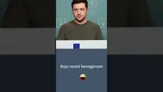 KAOS UNIK 😁 Volodymyr Zelensky #Shorts #viral #feedshorts