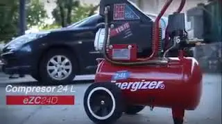 Compresor de Aire - 24 L - 115 PSI - 2 Hp - Energizer - EZC24D - MultiOfertas