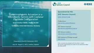 Dielectrophoretic Actuation in a Microfluidic System with Coplanar Electrode Configuration