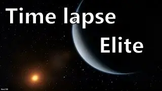 Time lapse Elite Dangerous - Stars planets moons eclipses transits rings orbit