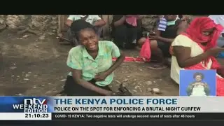 Police on the spot for enforcing a brutal night curfew