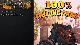 BLACK OPS 4: UNLOCKING 100% CALLING CARD