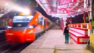 Indian First's Sleeper Vande Bharat Express 110 kmph Skip Balagarh Railway Station । Indian Railways