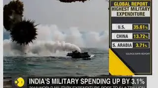 Indian military spending rises by 3.1%; China, US tops the list