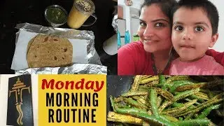 Indian Mom Real Morning Routine 2019 - Husband's LunchBox, Morning Breakfast, Kitchen Cleaning