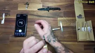 Learning lockpicking and starting the belt system.