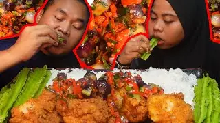 SAMBAL BAWANG JAHAT❗️❗️ NGILU RASANYA 😭 (mukbang malaysia)