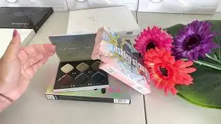 MORPHE X ASHLEY STRONG ALIGNMENT CAKE LINER PALETTE #unboxing #swatches