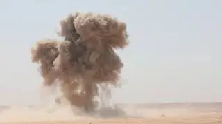 Time-Lapse: MCLC (Mine Clearing Line Charge) Live-Fire Detonation | Exercise Eager Lion 2019, Jordan
