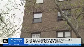 Toddler rushed to the hospital after falling out of sixth-floor window in Chelsea