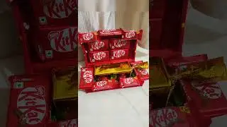 Diy chocolate gift hamper #diy #diygift #kitkat #chocolate #giftideas #gift #shorts #viralshorts