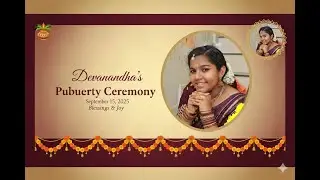 Puberty Ceremony of Devanandha