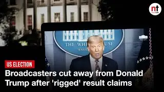 US election: Broadcasters cut away from Donald Trump after 'rigged' result claims
