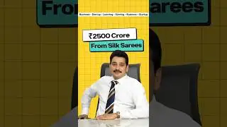 ₹2500 Crore From Silk Sarees 🤯 #informative #business