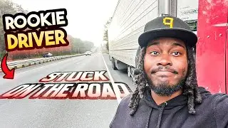 STARTING 2026 OFF BAD🤦🏾‍♂️|GOT STUCK ON THE SIDE OF THE ROAD!|TRUCKING VLOG|