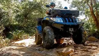 Off-road with a quad bike in the Malawian mountains &bull; World tour