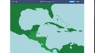 Seterra - Central America Countries in 1.816 seconds [Pin No Borders]