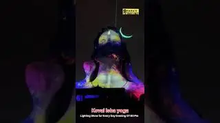 Kovai Isha yoga lighting show