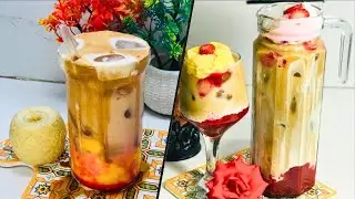 2 Way Cold Coffee Recipe | Summer Drink | Easy Cold Coffee | Flavoured Cold Coffee by Anila's Dining
