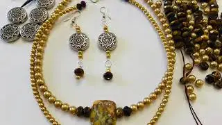 How to make Beaded Western Necklace Set