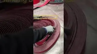 Making our Shredder Ceramic Belts 😎 #manufacturer #production #metalwork #abrasives