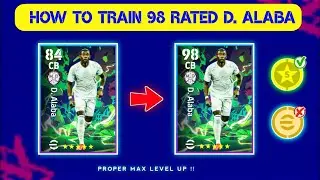 Nominating Contract David Alaba Best Training Guide 🥶 || efootball 2024 ✨
