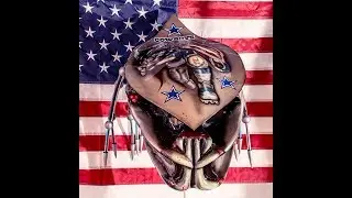 predator helmet Dallas cowboys theme shipping kustomzairbrushing