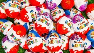 ASMR Satisfying Opening Video Kinder Surprise DC Supergirl and Another Chocolate Eggs