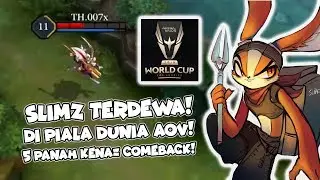 Slimz TERDEWA di Piala Dunia AOV! Gara2 PANAH SLIMZ jadi MENANG! China VS THAILAND #1