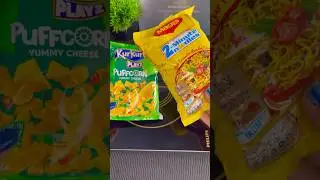 Cheesy Puffcorn Maggie 🍝😍 #shorts #maggi #viral #asmr #shortvideo