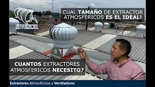 CALCULO DE EXTRACTORES ATMOSFERICOS QUE NECESITAS Y DE QUE TAMAÑO?