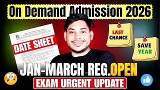 NIOS On Demand Registration 2026 | ODE Online Form Fill Up Step by Step #niosadmission