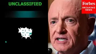'I Hope It's Not The Case': Mark Kelly Calls To Investigate Boat Strikes For Possible War Crimes