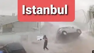 Hurricane Destroys Istanbul  Turkey 🇹🇷!