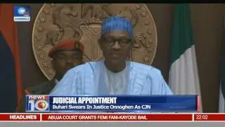 Judicial Appointment: Buhari Swears In Justice AS CJN