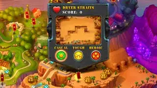 Fieldrunners 2: Map - Drylands. DRYER STRAITS. Casual