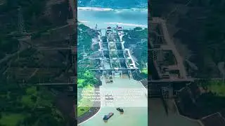 Engineering Marvel: Ships Navigating the Three Gorges Dam's Five-Stage Lock System