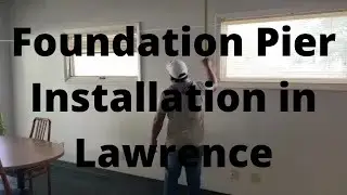 Foundation Pier Installation in Lawrence