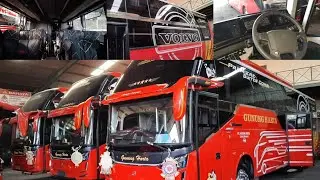 (FIRST LOOK) Penampakan Perdana Bus Baru Gunung Harta Volvo B11R 450HP SR3 Premiere Suite Combi