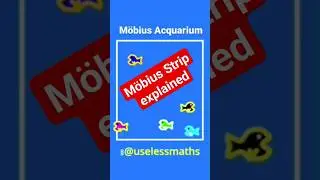 M&ouml;bius Acquarium (Strip) explanatory video #maths #math #mathematics #topology #visualmath #stem