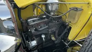 1933 Chevrolet Master Deluxe Engine Running Video