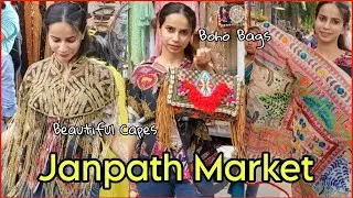 JANPATH MARKET Gujrati Lane | Don't miss this lane for best BOHO & ETHNIC FINDS
