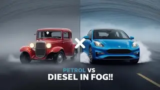 Foggy Startup: Petrol vs Diesel Engine in Cold Conditions! 🌫️🚗