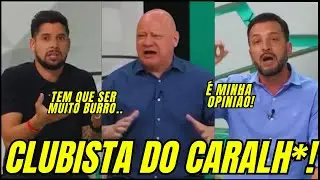 CLUBISMO DE EDU DRACENA REVOLTA RONALDO E CICINHO SURTA AO VIVO NO JOGO ABERTO 🔥🎙️