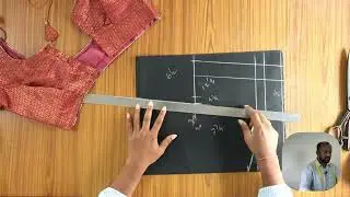 Boat Neck Blouse Cutting  Chest-39 inch. Waist-33. inch manzula sfd kannada Live Stream,