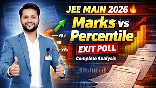 JEE Main 2026 Marks vs Percentile | Exit Poll + Complete Analysis |By Aamir Sir