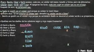 Razonamiento Logico Problema 218 - Orden de Informacion